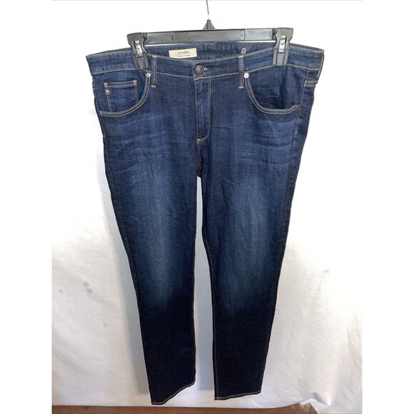 Adriano Goldschmied The Harper Women’s Straight Jeans Si3 32x34 Blue School City - Picture 1 of 12